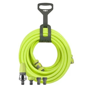 Kit de manguera de jardín con accesorios de conexión rápida polímero híbrido de 1/2" x 50' nuevo - Imagen 1 de 8
