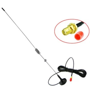 3,0 dB SMA-Weibliche Antenne Dual Band Auto Magnetisch Für BaoFeng 888S UV-5R - Zdjęcie 1 z 10