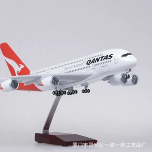 1:160 A380 Passanger Civilian Airplane 45.5cm Qantas Airways Plane Model Toys - Picture 1 of 11