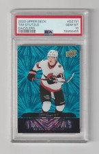 2020-21 Upper Deck Dazzlers Blue Tim Stutzle Rookie PSA 10 Gem Mint
