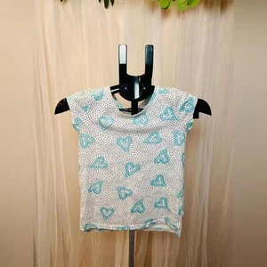 Girls Relaxed Fit Heart Tee | Size 7/8 - Picture 1 of 4