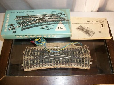 Marklin HO Track #5207 Double Slip Crossover USED with BOX - Image 1 of 2