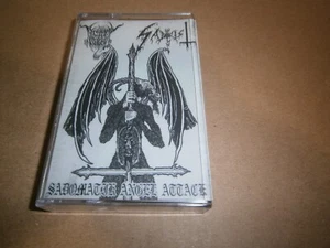 BLACK ANGEL / SADOKIST - Sadomatik Angel Attack. Split Tape - Picture 1 of 3