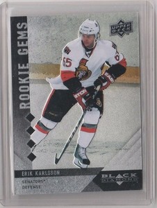 2009 10 UD Black Diamond Rookie Gems #207 Erik Karlsson Ottawa Senators