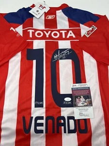 Alberto "Venado" Medina handsigniert Reebok C.D. Guadalajara Trikot JSA COA Large - Bild 1 von 8