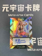 2023 Panini Select WWE RC Kiana James Signature Selections Auto Silver Prizm