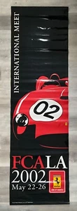 Ferrari Club of America | FCA LA Banner 2002 | 7 foot x 2 foot | 250 TR Original - Picture 1 of 3