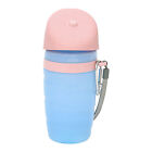 Dog Water Bottle Portable Foldable Travel Pet Supplies Outdoor Walking With Lid