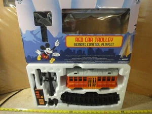 Disney California, roter Autowagen Trolley Fernbedienung R/C Zug Set. Komplett, funktioniert - Bild 1 von 10