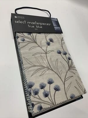 LaFayette Select Masterpieces: True Blue 2191 Fabric Sample Book Swatches Floral - Image 1 of 4