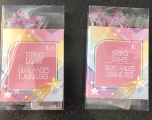 Lot 2 boxes Pink Ponies Operated LED Indoor Kids Bedroom String Lights - Picture 1 of 3