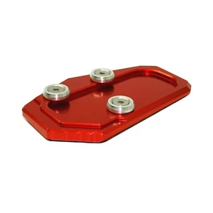 Kickstand Side Stand Enlarger Foot Plate Pad Red For 2014-2018 BMW R1200RT K52 - Picture 1 of 7