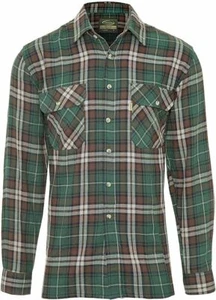 Champion Herren Kempton Langarm kariert Baumwolle normale Passform Shirt Größe M-4XL - Bild 1 von 3