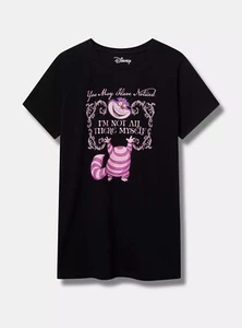 Camisa Torrid Disney Alicia País de las Maravillas Cheshire Cat V2 Nueva con Etiquetas Nueva 2X - Imagen 1 de 9