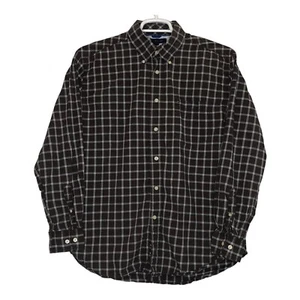 Tommy Hilfiger Herren Hemd Größe L braun kariert Button Down Kragen - Bild 1 von 9