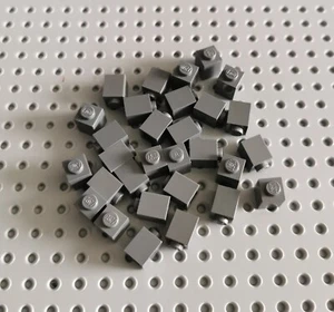 LEGO Basic Baustein Grundstein Basisstein 1x1 neu dunkelgrau 30stk Brick 3005 R1 - Picture 1 of 1
