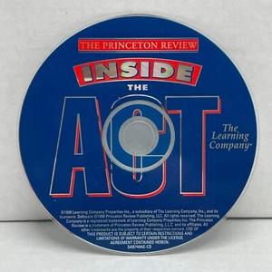 Princeton Review: Inside The ACT Deluxe PC CD college test practice ONLY Disc - Picture 1 of 2