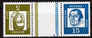 Bund KZ 2, RLV II **, mit blauen Punkt in der Leiste postfrisch - Bild 1 von 1