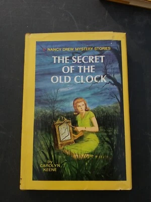 The Secret of the Old Clock (1959) Nancy Drew #1 Vintage HC Book Carolyn Keene Foto 1 de 4