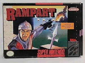 RAMPART (Super Nintendo SNES) Completo en Caja CIB - Imagen 1 de 6