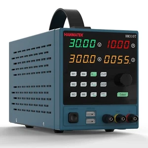 HM310T Labornetzteil 0-30V/10A, PC-Software, 4-Digit Display, USB - Bild 1 von 7