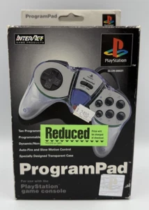 TRANSPARENT PROGRAMPAD SONY PS1 PLAYSTATION CONTROLLER - SLUH-00031 SV-1107 - Picture 1 of 16