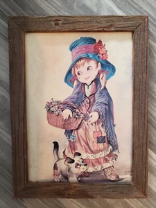 Vintage Massimo Sad Hobo Mädchen Kind und Hund  - Bild 1 von 2