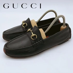 Gucci Halbschuhe Schuhe Horse Bit EU 36,0 US 6,0 Leder Schwarz Original - Bild 1 von 24