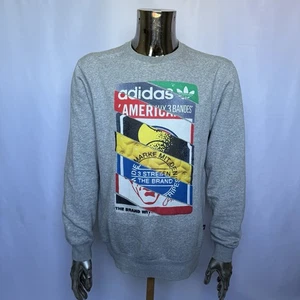 Adidas Originals Graphic Sweatshirt – Größe M – Retro - Bild 1 von 4