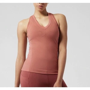 ATHLETA x Allyson Felix Legend Tank Women XS NEW Racerback Top Muted Red - Picture 1 of 15