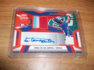 2023 Elite Extra Edition DPL Baseball Angel De Los Santos Patch Auto Card /149 - Picture 1 of 3