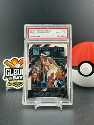 Jamal Crawford 2000-01 Topps Reserve /999 #108 PSA 8 Rookie Bulls (CB) - Image 1 of 2
