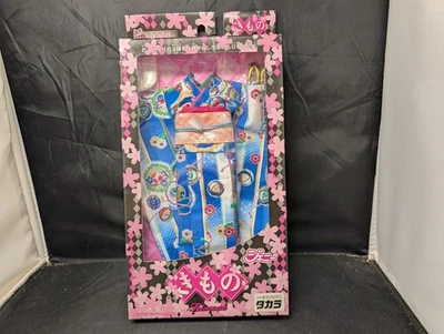 Raro Kimono Azul De Colección para Takara 11 en Muñeca Jenny Furisde Tradición Japonesa Foto 1 de 3