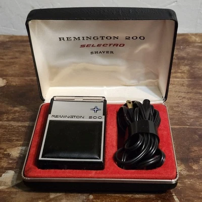 Afeitadora Remington 200 Selectro con Estuche Modelo B-Y Hecha en EE. UU.  Foto 1 de 4