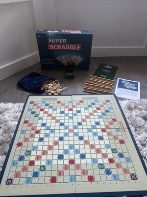 Super Scrabble Board Game - 100% Complete 200 tiles PLUS **Scrabble timer** - Image 1 of 4
