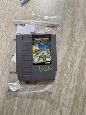 Teenage Mutant Ninja Turtles (Nintendo NES, 1989) TMNT Signed Kevin Eastman Rare - Image 1 of 4