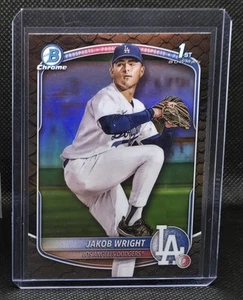 2025 Bowman Chrome Jakob Wright 1° rifrattore rettiliano #BCP-143 - Foto 1 di 2