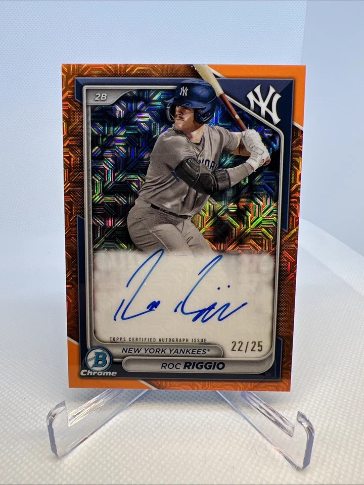2025 Bowman Chrome BMA-RR /25 Orange MOJO - Image 1 of 2