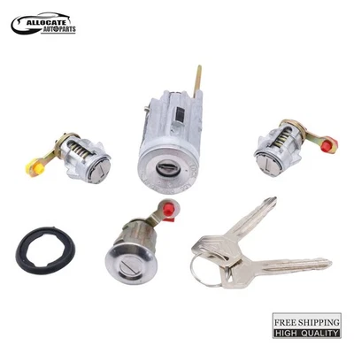 Cilindro de bloqueo interruptor de encendido con juego de 2 llaves para Toyota Corolla EE90 EE97 1987-92 Foto 1 de 4