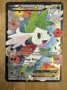 Shaymin EX RC21/RC25 Legendary Treasures Full Art Holo Pokemon Card VLP - Picture 1 of 2