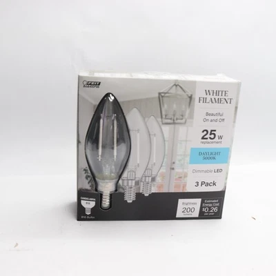 (3-Pk) Feit Electric LED Light Bulbs CTC25950CAWFHD3 - Image 1 of 4
