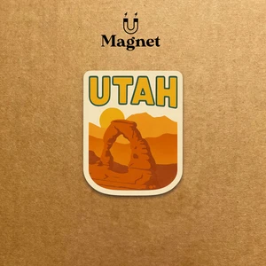 Utah Magnet | Travel Magnet | Fridge Magnet (UT01) - Foto 1 di 2
