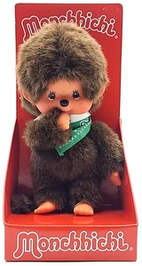 Sekiguchi Monchhichi Green Bandana Pacifier Thumb 8" Pre-Owned Orig Packaging - Picture 1 of 10