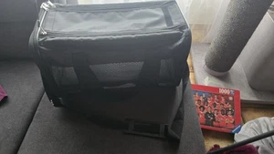 Schwarze Transporttasche für Katze - Bild 1 von 4