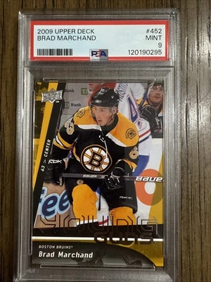 2009-10 Upper Deck - Young Guns Brad Marchand #452 (RC) - Image 1 of 2