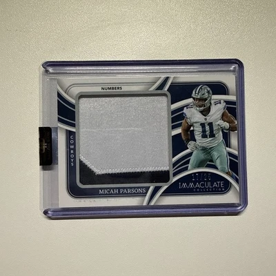 2024 Immaculate Numbers - Micah Parsons #IL-MPS /25 - Image 1 of 2