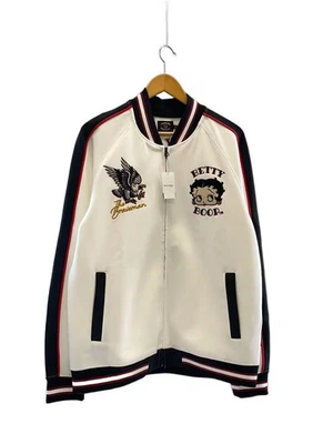The BRAVE-MAN x Betty Boop Sukajan Jacket, XL, Polyester, White - Image 1 of 4