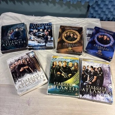 Stargate SG-1 Season 1-2  & Stargate Atlantis 1-5 Complete Series ￼DVD Movie Lot - Image 1 of 4