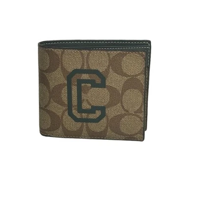 Coach men Wallet In Signature Canvas With Varsity Motif  new - Image 1 of 4