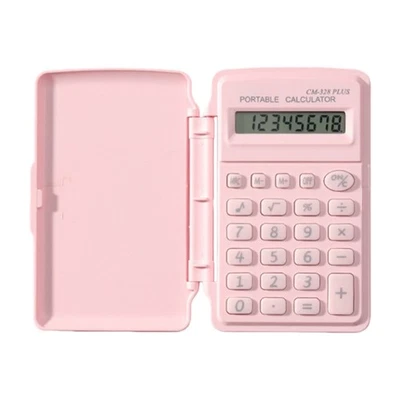 Lightweight ABS Scientific Calculator Candy Colored Flap Cover For Daily Use - Image 1 of 4